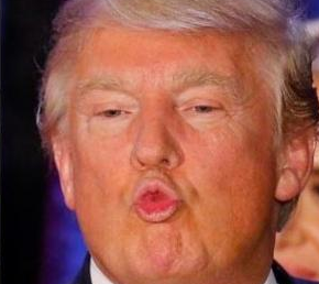 trump lips