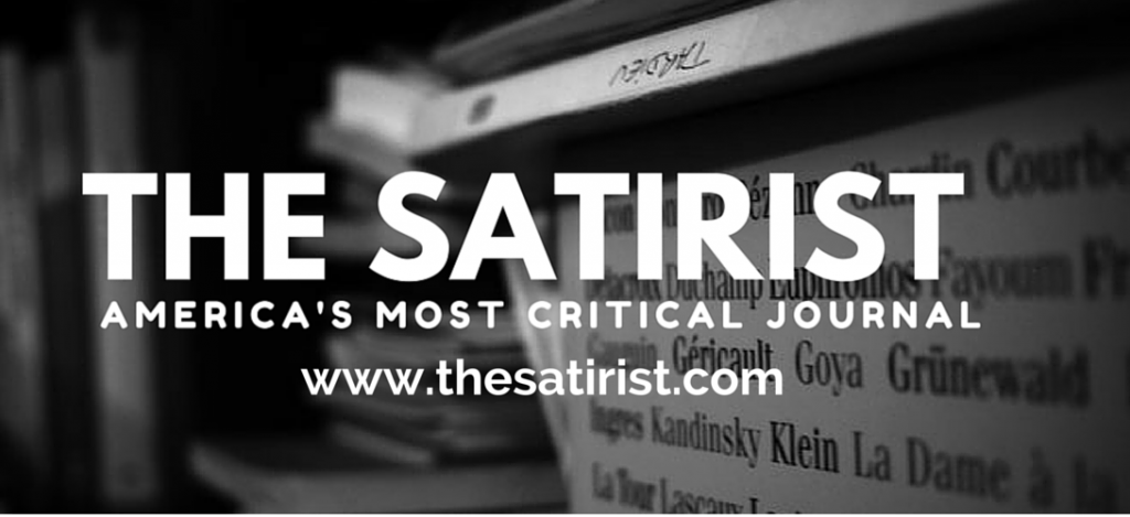 The Satirist - black and white