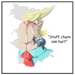 staff churn can hurt