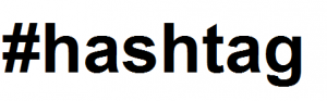 hashtag