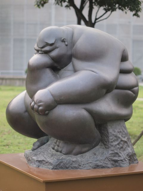 Fat statue