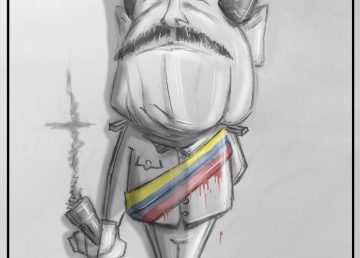 Maduro in Stalinist pose