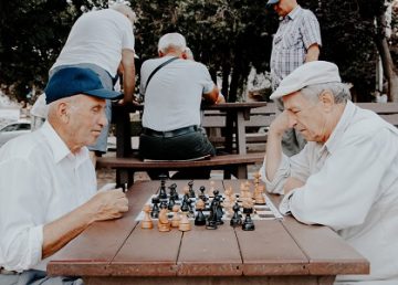 men playing chess