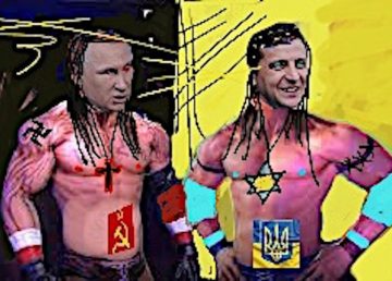Putin Zelensky WWE
