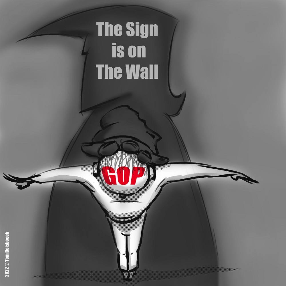 Trump: Sign is on the Wall