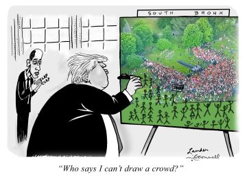 Trump Draws a Crowd