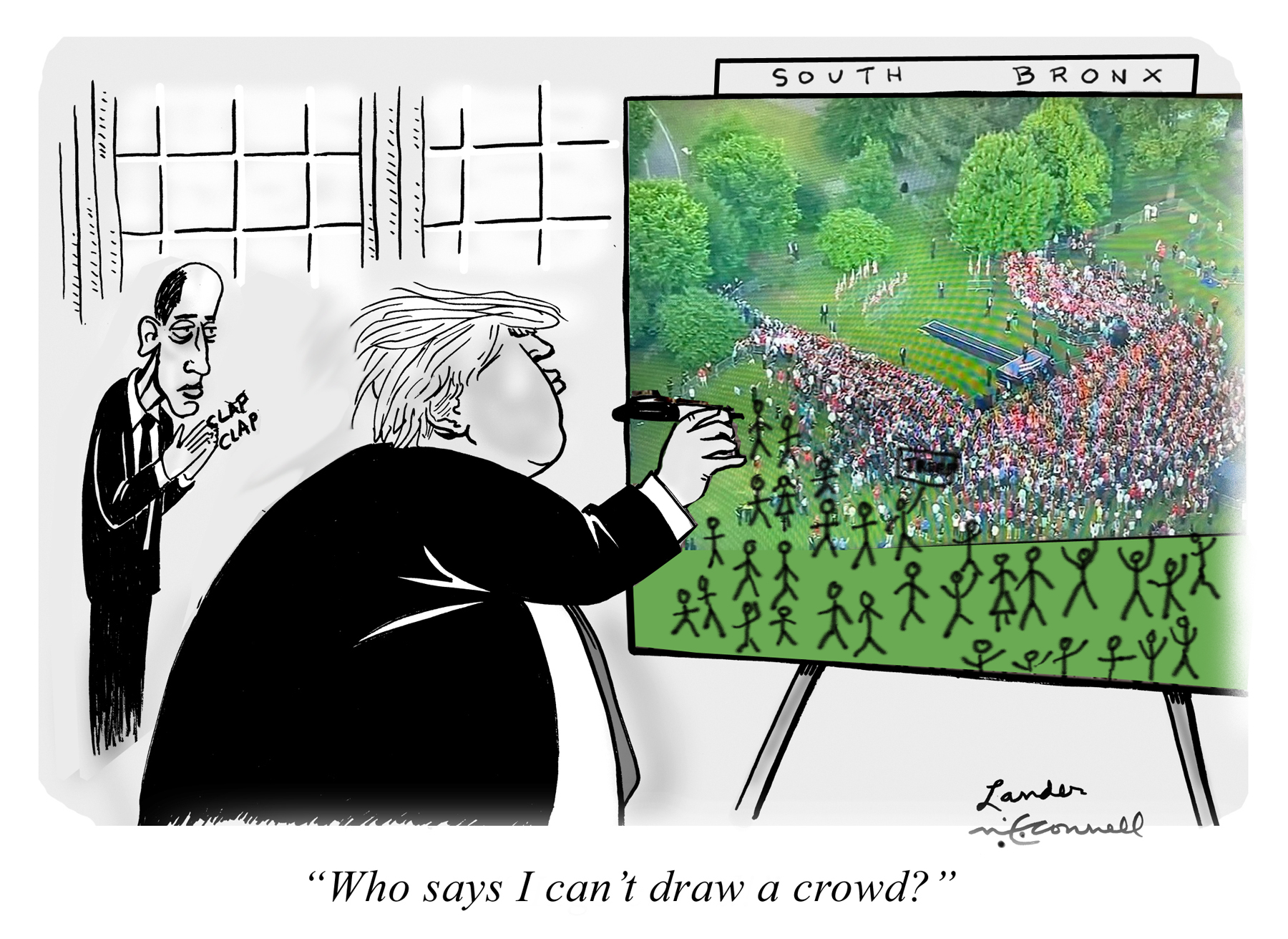 Trump Draws a Crowd