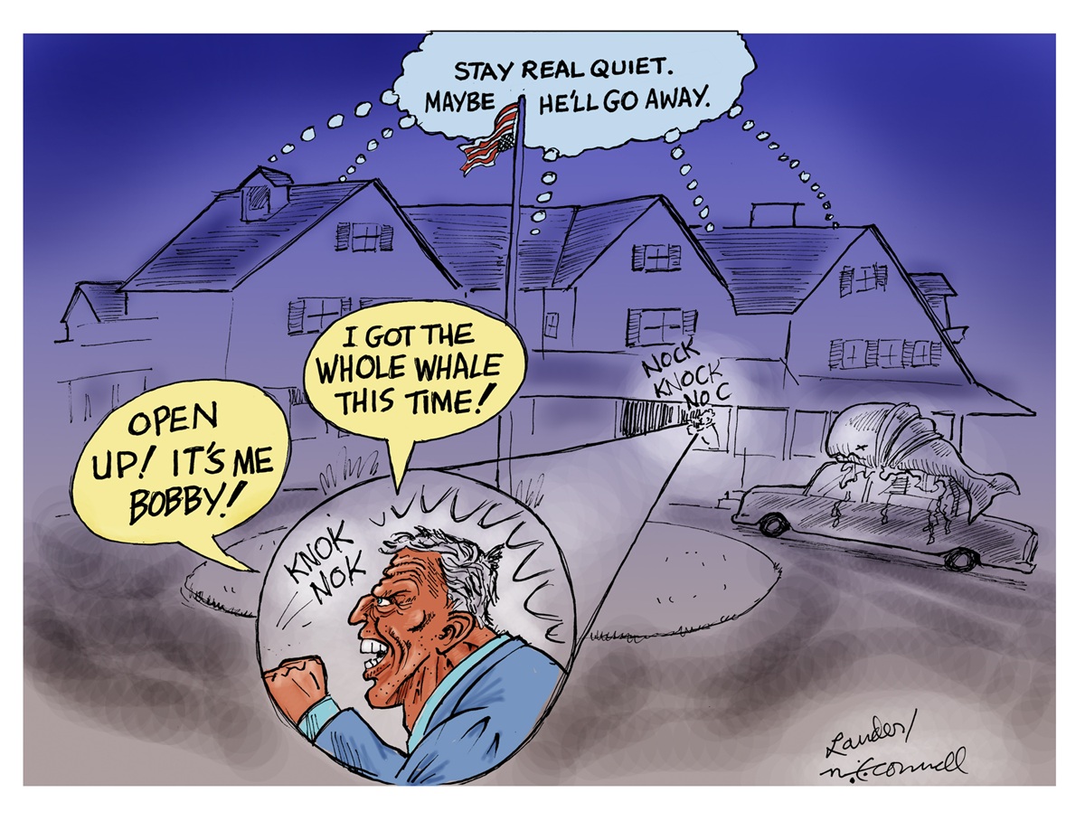 RFK Jr. knocking on the door because he found a whale