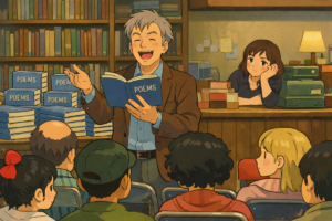 Poet reading
