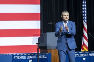 Pete Hegseth at Quantico
