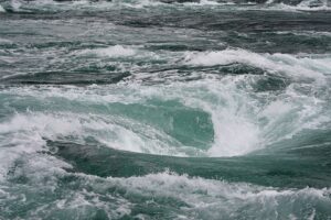 This is the Naruto Whirlpools taken on 4-21-2008 from a boat which cruises directly to the whirlpools.